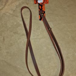 Sautoir porte corne cuir vieilli 110cm Fuzyon HILMAR SUPER DESTOCK !!!