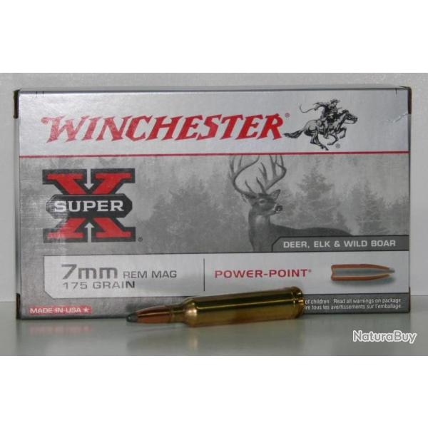 MUNITIONS WINCHESTER POWER POINT 150GR CAL. 7RM X20