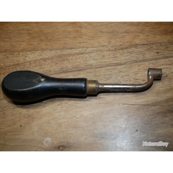 Cl� de d�montage de chemin�e de fusil de chasse bois sombre