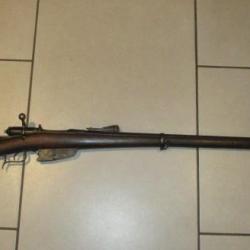Fusil Vetterli 1870/87/15 cal. 6.5x52 Carcano, cat. D. Occasion, TBE !