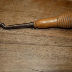 Cl&eacute; de d&eacute;montage de chemin&eacute;e de fusil de chasse manche en Fruitier