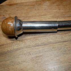 Bourroir et entonnoir nickel&eacute; "Manufrance"  cal 12