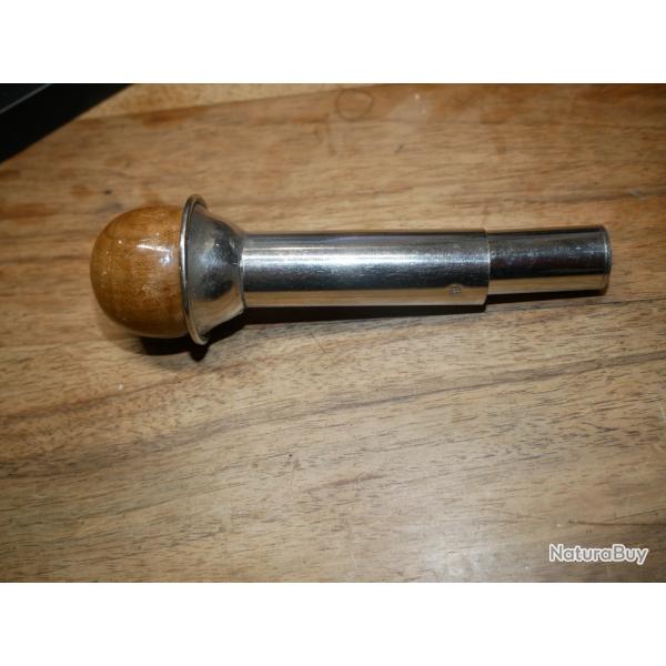 Bourroir et entonnoir nickel� "Manufrance"  cal 12