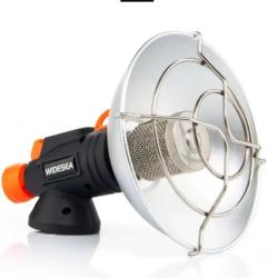 Chauffage portable en acier inoxydable a gaz bouteille de gaz non inclus