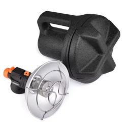 Chauffage portable en acier inoxydable a gaz bouteille de gaz non inclus avec bo&icirc;te de transport