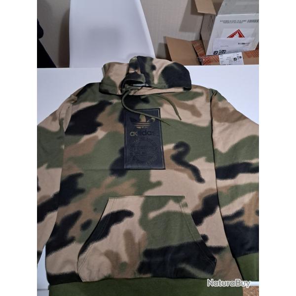 rare sweat adidas camouflage taille m tr�s bonne �tat