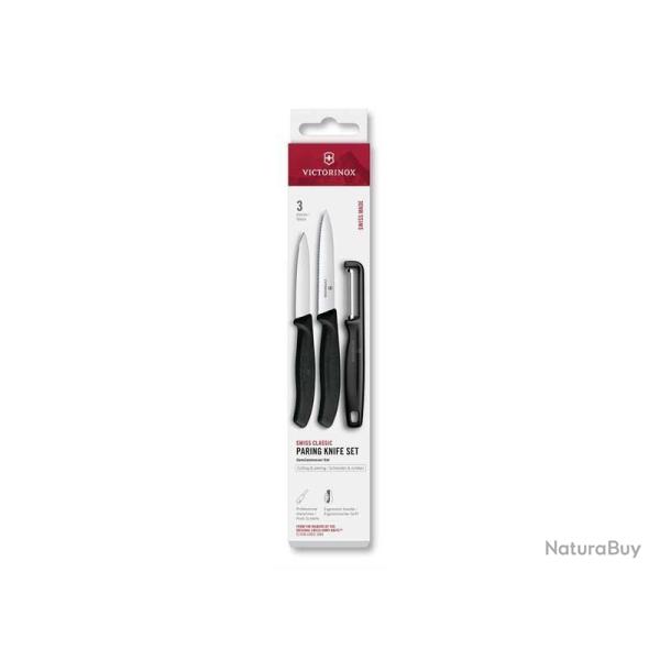 SET 3 PICES VICTORINOX SWISSCLASSIC NOIR