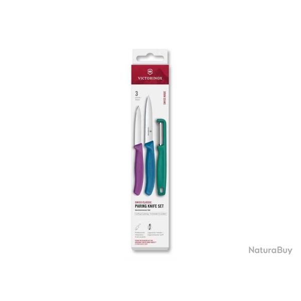 SET 3 PICES VICTORINOX SWISSCLASSIC ASSORTIS