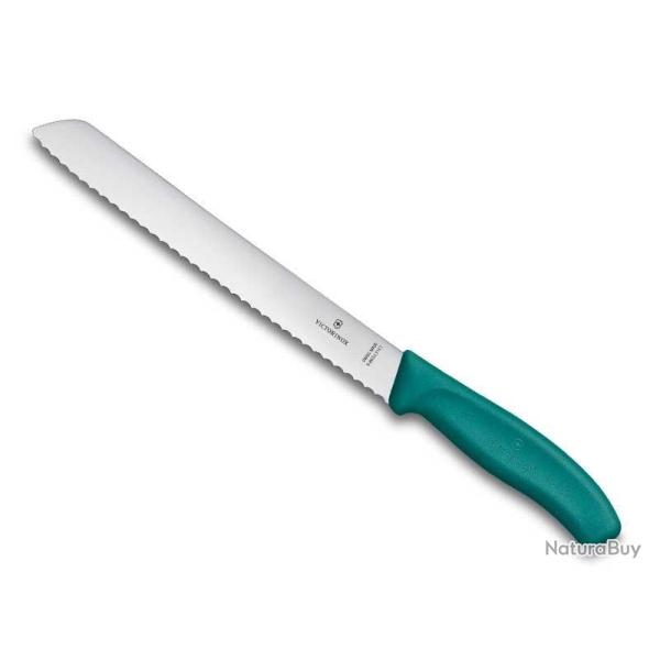 COUTEAU A PAIN VICTORINOX SWISSCLASSIC 21CM VERT