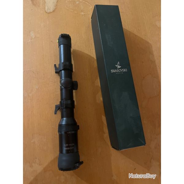 Lunette battue swarovski 1,25/4x24