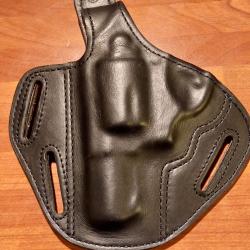 Holster cuir revolver 2" / 2"1/4