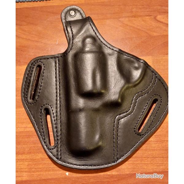 Holster cuir revolver 2" / 2"1/4