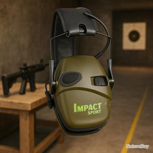 CASQUE �LECTRONIQUE IMPACT SPORT - TIR SPORTIF / BALL-TRAP / CHASSE - NEUF