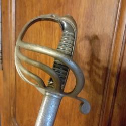 Gros sabre d'officier d'infanterie Mle 1882