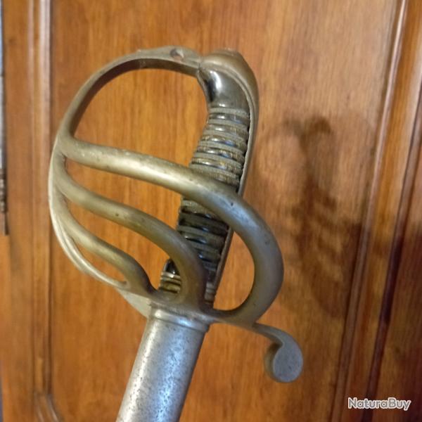 Gros sabre d'officier d'infanterie Mle 1882