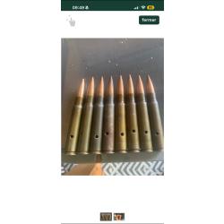 Balles 30.06 seconde guerre neutralis&eacute;e