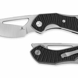 Couteau Bestechman Triassic Lame Acier 14C28N Manche G10 Black Liner Lock BTKMK17A