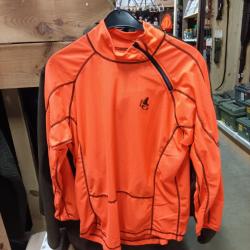 SWEAT THERMIQUE ORANGE FLUO