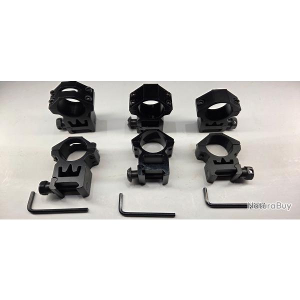 lot de colliers de montage lunette