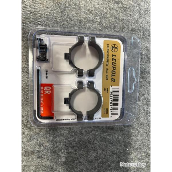 COLLIER LEUPOLD QR 30MM LOW