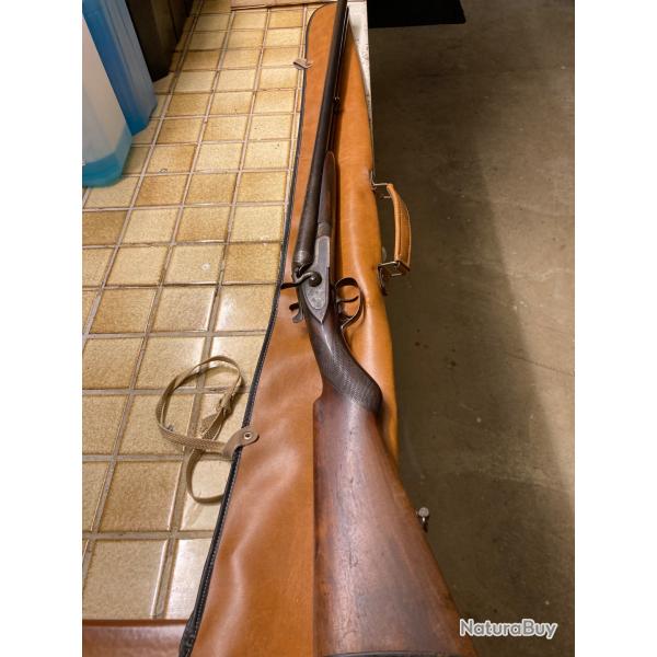 Fusil � chiens cal12/70 Saint �tienne sp�cial poudre peroxyl�e