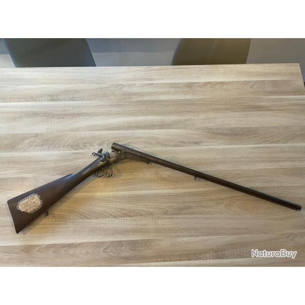 Fusil � chien ext�rieur Manufacture de Saint-Etienne Calibre 16