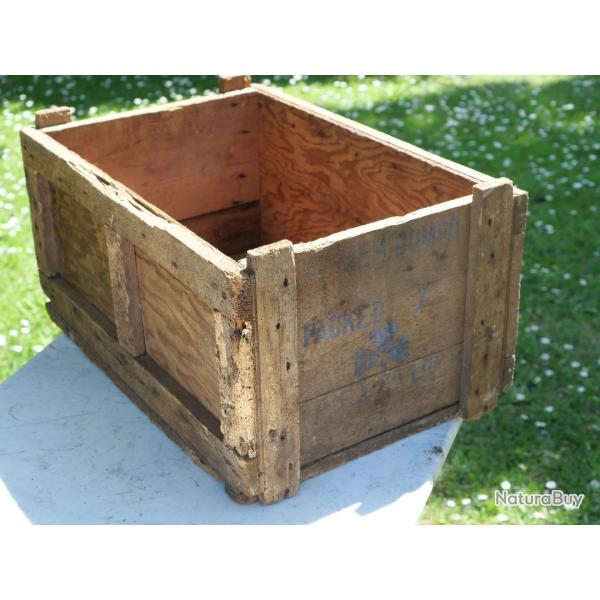 Caisse bois compo ration britannique troupe en campagne  NORMANDY 44 ref LBV24COM001