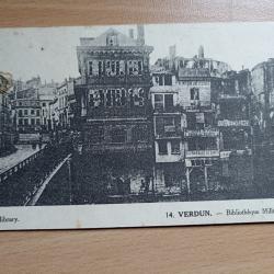 CPA. Verdun. Biblioth&egrave;que Militaire