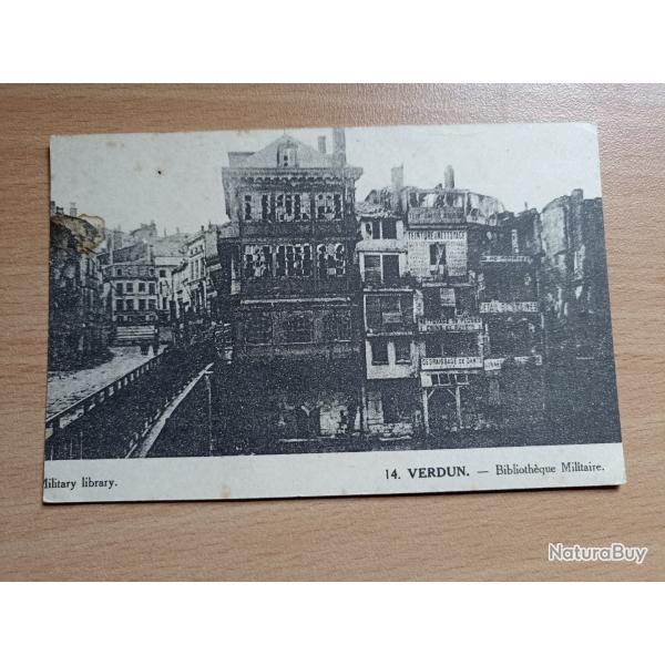CPA. Verdun. Biblioth�que Militaire