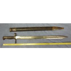 BA&Iuml;ONNETTE DE PIONNIER SUISSE VETTERLI 1878 A DENTS DE SCIE