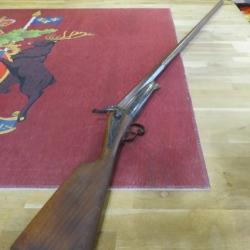 Fusil &agrave; broche mono coup calibre 8