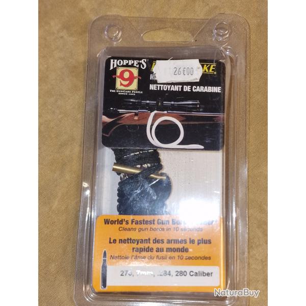 Cordon de nettoyage BoreSnake Hoppe's cal.270/7mm HILMAR SUPER DESTOCK !!!