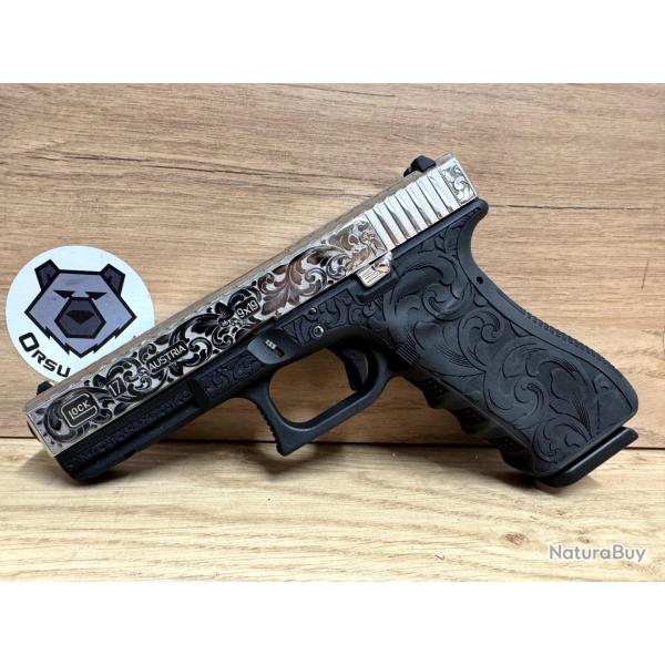 PISTOLET GLOCK 17 GEN4 9X19 CUSTOM INGRAVING