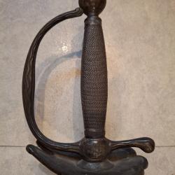 &Eacute;P&Eacute;E DE GARDE DU CORPS DU ROI, MOD&Egrave;LE 1814, RESTAURATION.