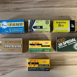 Lot de boites vides Am&eacute;rique latine 38 Sp&eacute;cial