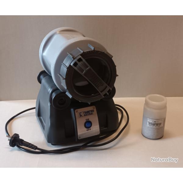 rotary Tumbler - humide - lite nettoyeur �tui douilles frankford arsenal - avec 1 kg pin's