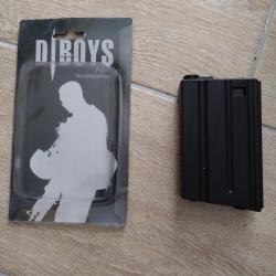 Chargeur court M4/M16  airsoft mid cap airsoft D Boys