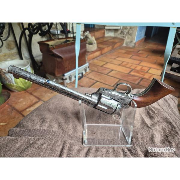 Magnigique Colt finement grave? par "Harris" comme neuf, jamais tire?, collection prive americaine