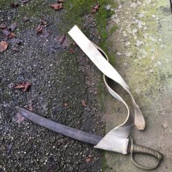 Ancien sabre d'officier de marine XVIII eme