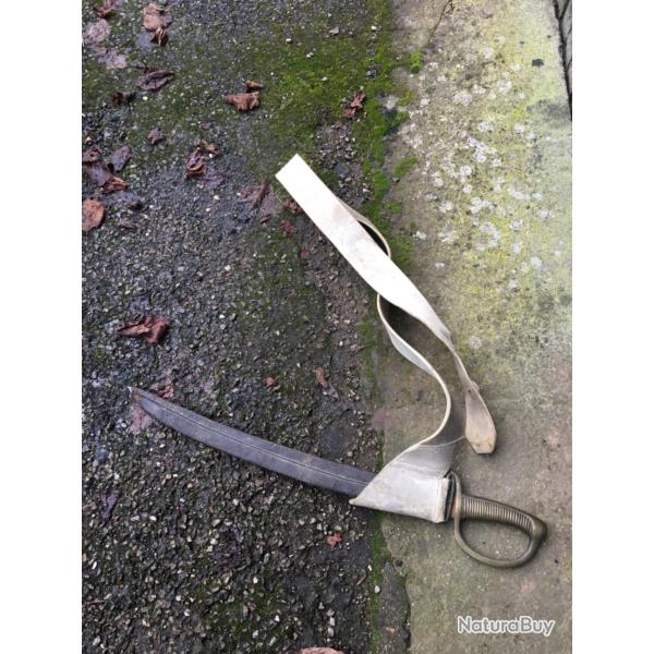 Ancien sabre d'officier de marine XVIII eme