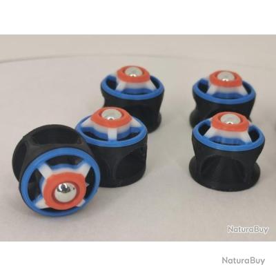 Annonce billes paintball : .68 AEROBILLE d'acier "PATRIOTE" s&eacute;rie limit&eacute; lot de x100 slugs // Slug cal. 68 HDR - HDS - PAK