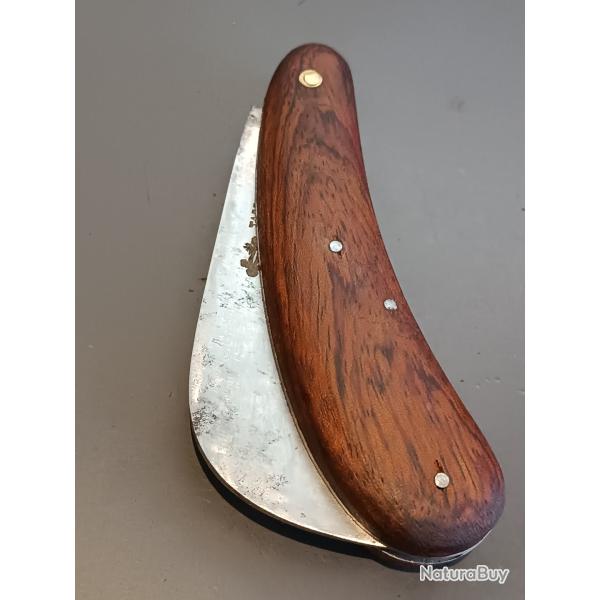 ANCIEN COUTEAU DE M�TIER, TARRY LEVIGNE, THIERS, XX�me, manche palissandre.