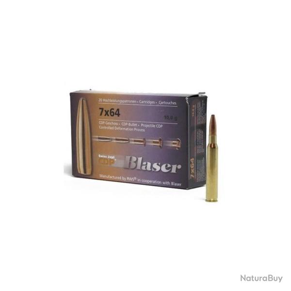 1 BOITE DE 20 BALLES BLASER CDP CAL 243 WIN MAG  6.5G