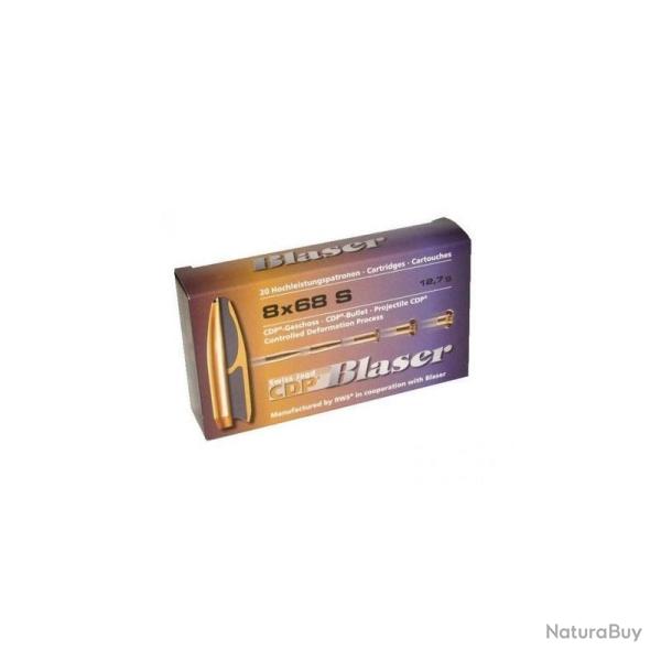 2 BOITES DE 20 BALLES BLASER CDP CAL 8X68S  196GR