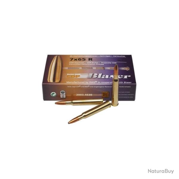 1 BOITE DE BALLES BLASER CAL 7X65R CDP 154GR