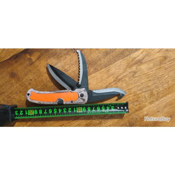 Couteau de chasse trois lames