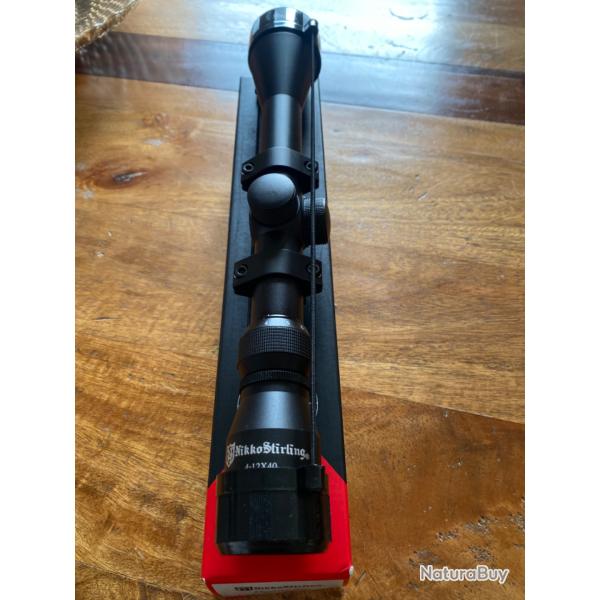 Vends lunette Nikko stirling4-12x40 Half Mil Dot neuve