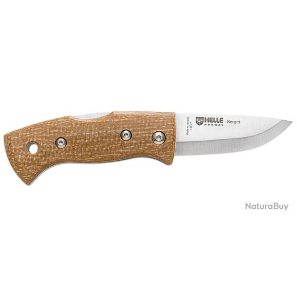 Couteau Helle Berget Nordique Moutarde