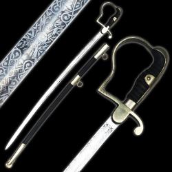 Sabre de Luxe Blucher Gendarmerie - Prusse - C.EICKHORN - Lame grav&eacute;e - 19i&egrave;me - Pi&egrave;ce Originale