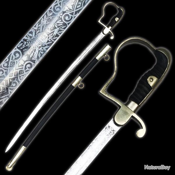 Sabre de Luxe Blucher Gendarmerie - Prusse - C.EICKHORN - Lame grav�e - 19i�me - Pi�ce Originale